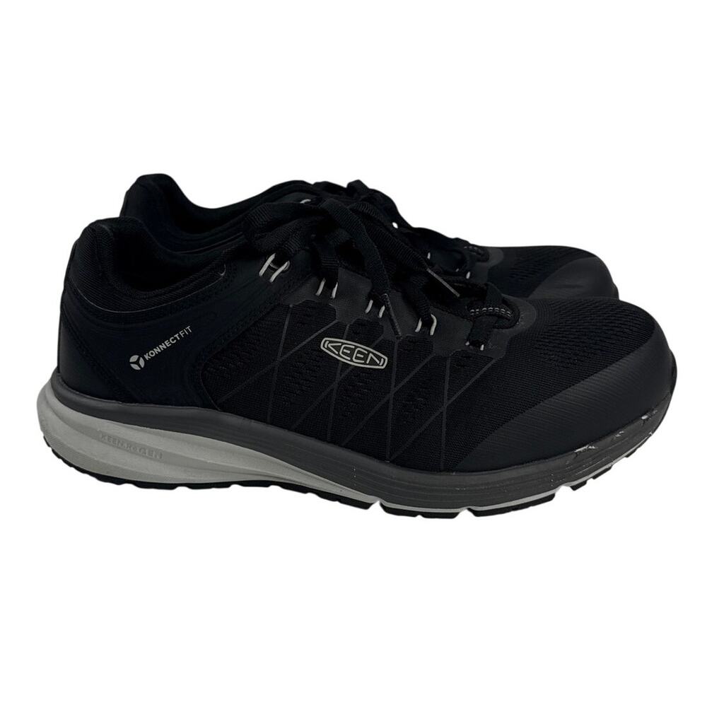 KEEN Utility Black Safety Toe Work Shoes KonnectFit Men's 11 EE